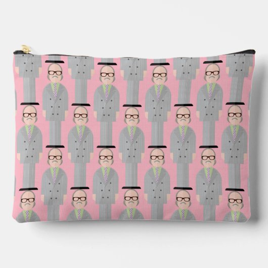 Royal – Patterned Zipper Accessory Pouch Etui (Voorkant)