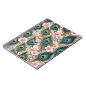 Royal Peacock feather Notebook Notitieboek (Linkerzijde)