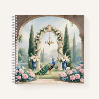 Royal Peacock Garden"Personalized SSpiral Notebook Notitieboek