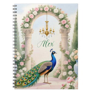 "Royal Peacock Garden" Persoonlijk spiraalnotitieb Notitieboek