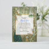 Royal Peacock Temple Dreams Dank u kaart (Staand voorkant)