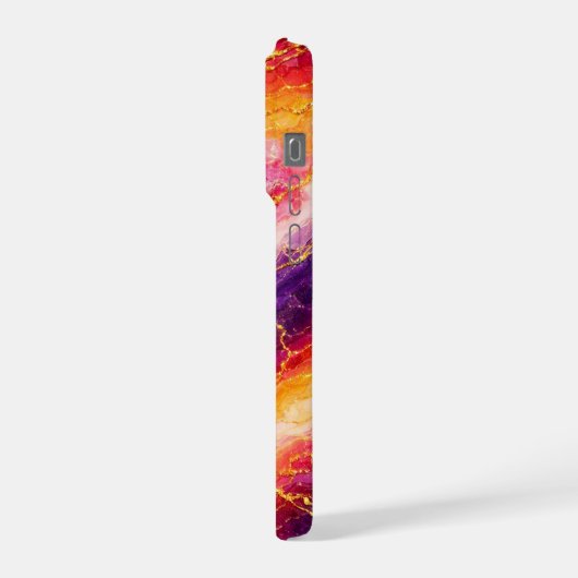 Royal Plum & Raspberry Marble with Gold Veining (Côté gauche)