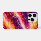 Royal Plum & Raspberry Marble with Gold Veining (Verso Horizontal)