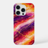 Royal Plum & Raspberry Marble with Gold Veining (Verso)