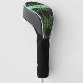 Royal Plumage - Luxe Pauw Veer Patroon Golfheadcover (Schuin)