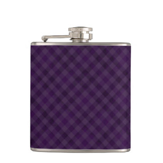 Royal pourpre dans le plaid - flacon fait sur