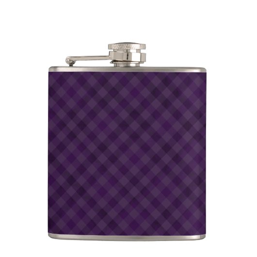 Royal pourpre dans le plaid - flacon fait sur (Devant)