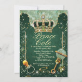 Royal Prince Baby Boy Shower Invitations (Devant)