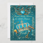 Royal Prince Baby Boy Shower Invitations (Dos)