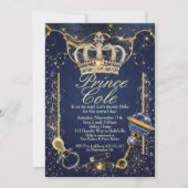 Royal Prince Baby Boy Shower Invitations (Devant)