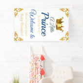 Royal Prince Baby shower Banner (Insitu)