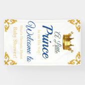 Royal Prince Baby shower Banner (Horizontaal)