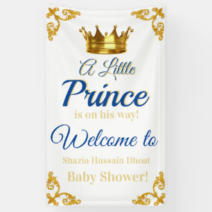 Royal Prince Baby shower Banner