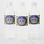 Royal Prince Baby shower Bouteille d'eau Étiquette (Bouteilles)