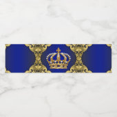 Royal Prince Baby shower Bouteille d'eau Étiquette (Étiquettes simples)