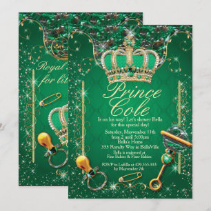 Royal Prince Baby Shower Uitnodigingen