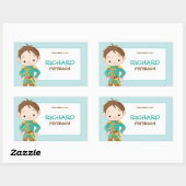 Royal Prince Book Label / Gift Label Sticker (Vel)