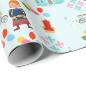 Royal Prince Boy verjaardagsfeestje Cadeaupapier (Rol Hoek)