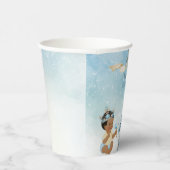 Royal Prince Castle Draak Kroon Blauw Goud Jongen Papieren Bekers (Rechts)