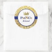 Royal Prince stickers in blauw en goud (Tas)