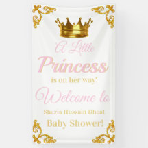 Royal Princess Baby shower Banner
