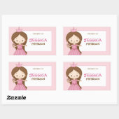 Royal Princess Book Label / Gift Label Sticker (Vel)
