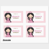 Royal Princess Book Label / Gift Label Sticker (Vel)