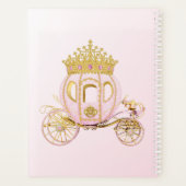 Royal Princess Castle Carriage Girl Rose Gold (Dos)
