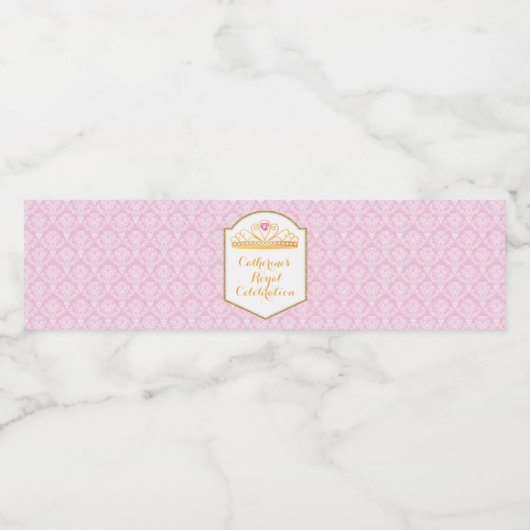 Royal Princess Celebration Waterfles Label Waterfles Etiket (Enkel label)