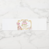 Royal Princess Citrouille rose Étiquette de boutei (Étiquettes simples)