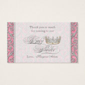 Royal Princess Crown Baby Girl Douche Favoriser Ta (Dos)