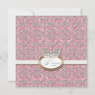 Royal Princess Crown Baby Girl Faire-part de naiss