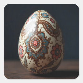 Royal Princess Easter Egg Vierkante Sticker