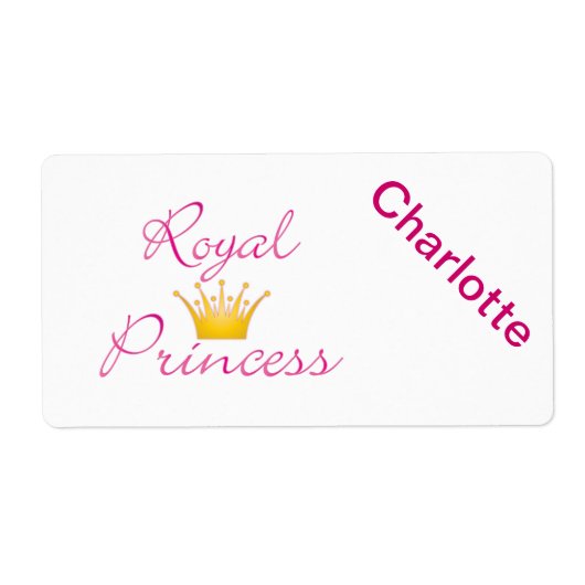 Royal Princess Etiket (Voorkant)