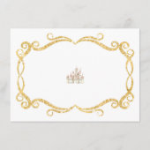 Royal Princess Pink Carriage Carte de remerciement (Dos)