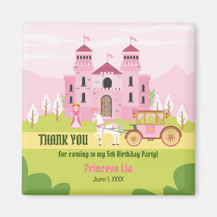 Royal Princess verjaardagsfeestje voor meisjes Magneet