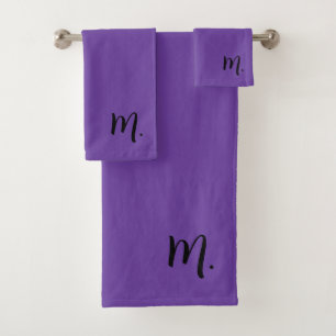 Royal Purple Minimaliste Élégante Signature initia