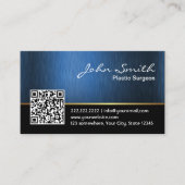 Royal QR code Plastic Surgeon Visitekaartje (Voorkant)