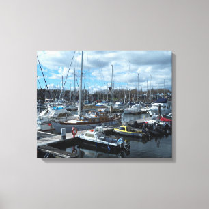 Royal Quays Marina Tyneside Canvas Afdruk