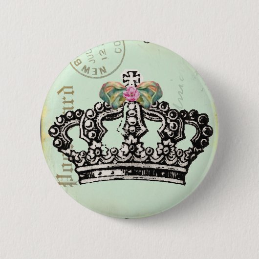 RoYaL QUeeN CRoWN Ronde Button 5,7 Cm (Voorkant)