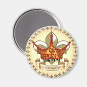 Royal Queen Mother magneet (Voorkant / Achterkant)