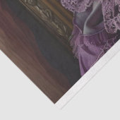 Royal Queen White Cat Decoupage Tissuepapier (Detail)