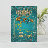 Royal Quinceañera et Sweet 16 Invitations de fête (Debout devant)