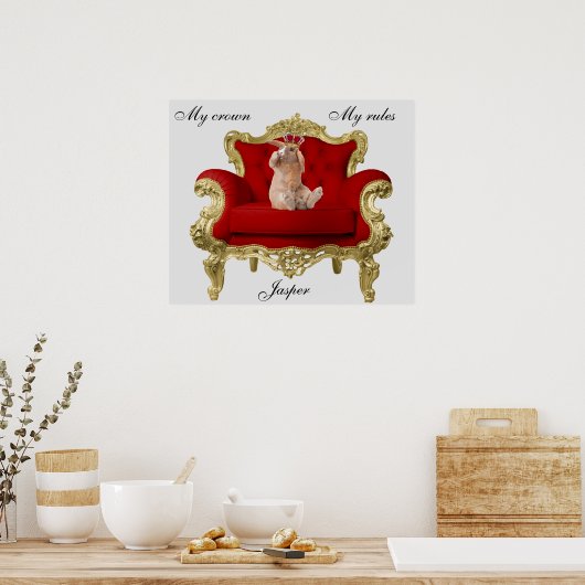 Royal Rabbit Poster (Keuken)
