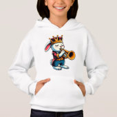 Royal Rabbit Trumpet Player T-Shirt (Voorkant)