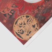 Royal Raven Romance Decoupage Tissuepapier (Detail)