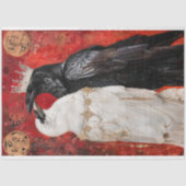Royal Raven Romance Decoupage Tissuepapier (Voorkant)