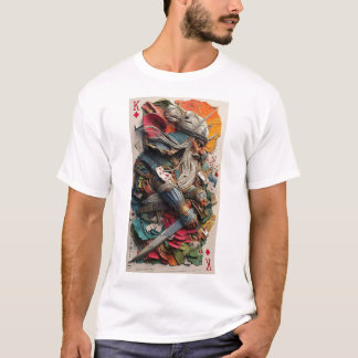 Royal Rebellion – Samurai Card Warriors Kunstprint T-shirt