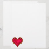 Royal Red Heart (Voorkant / Achterkant)