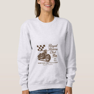 Royal Riders Club Women’s Vintage Motorcycle Sweat